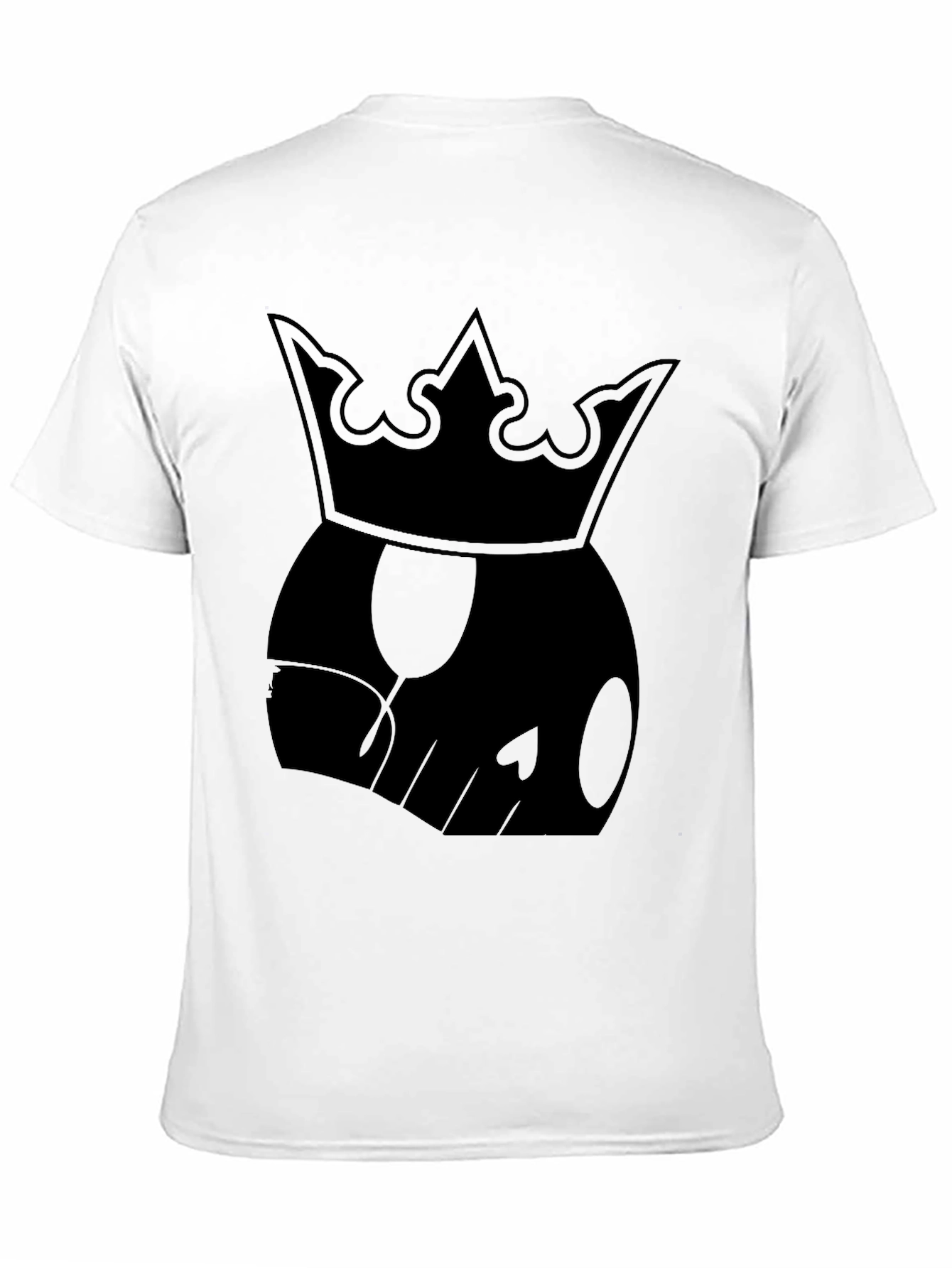 King Skull Graphic T-Shirt - Black