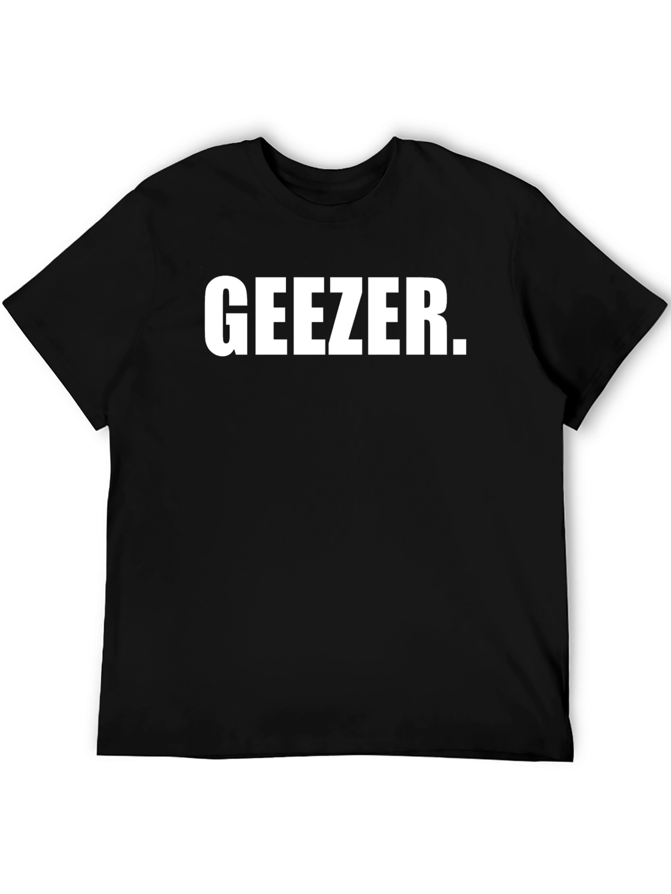 Geezer Graphic Tee - Black Cotton Blend