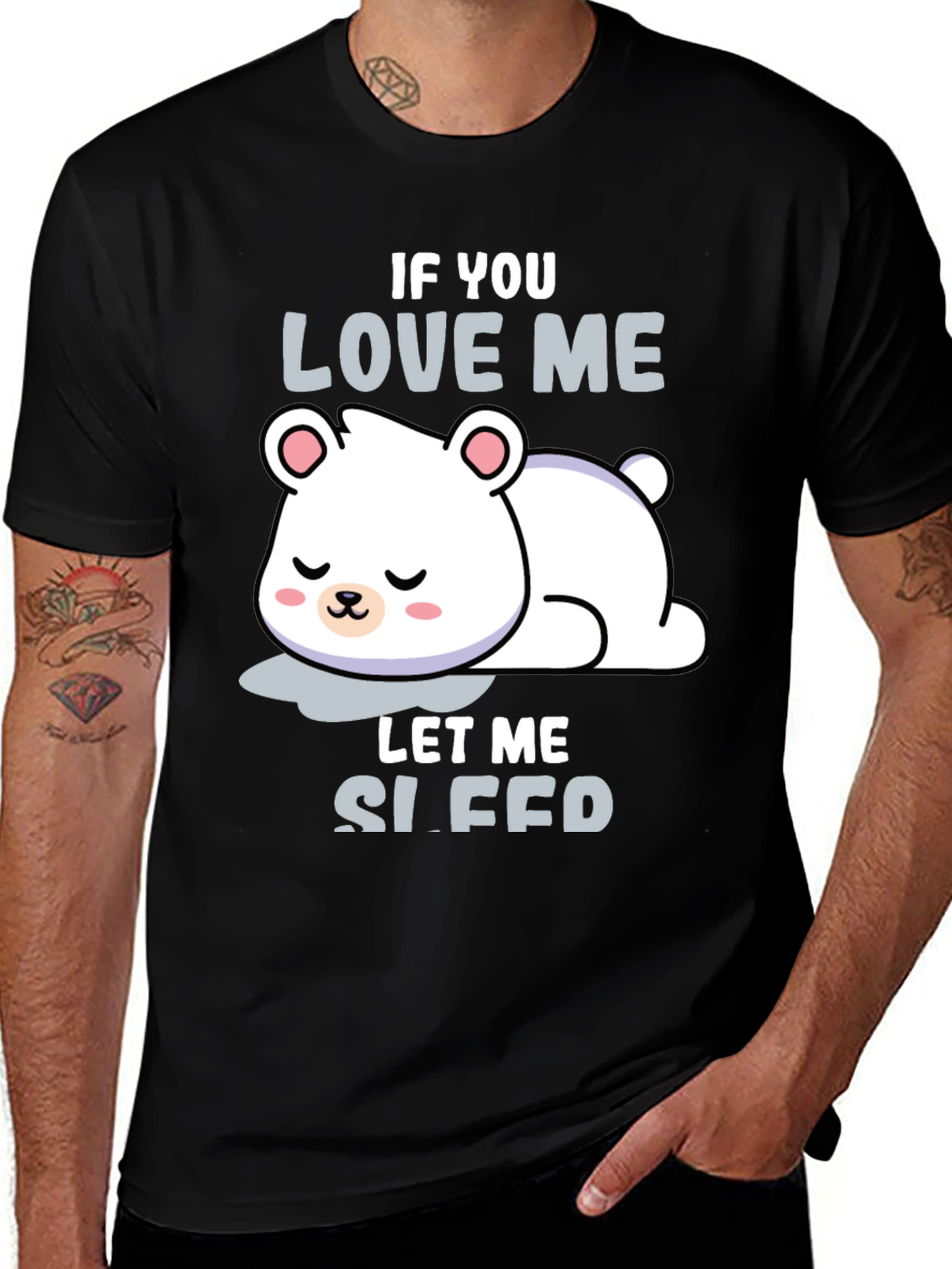 Cute Sleeping Bear T-Shirt