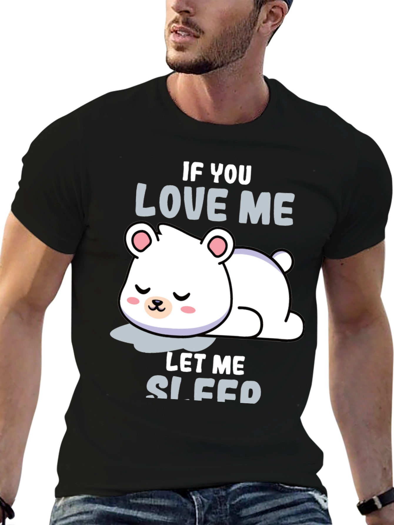 Cute Sleeping Bear T-Shirt