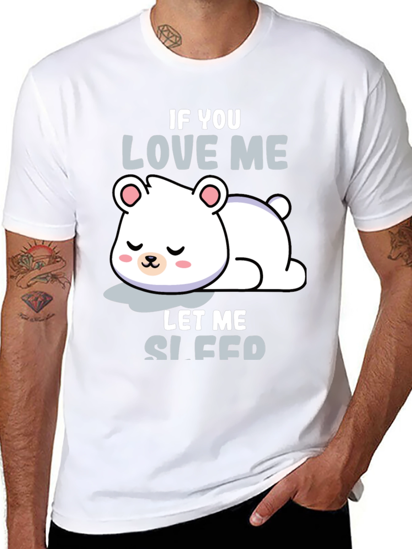 Cute Sleeping Bear T-Shirt