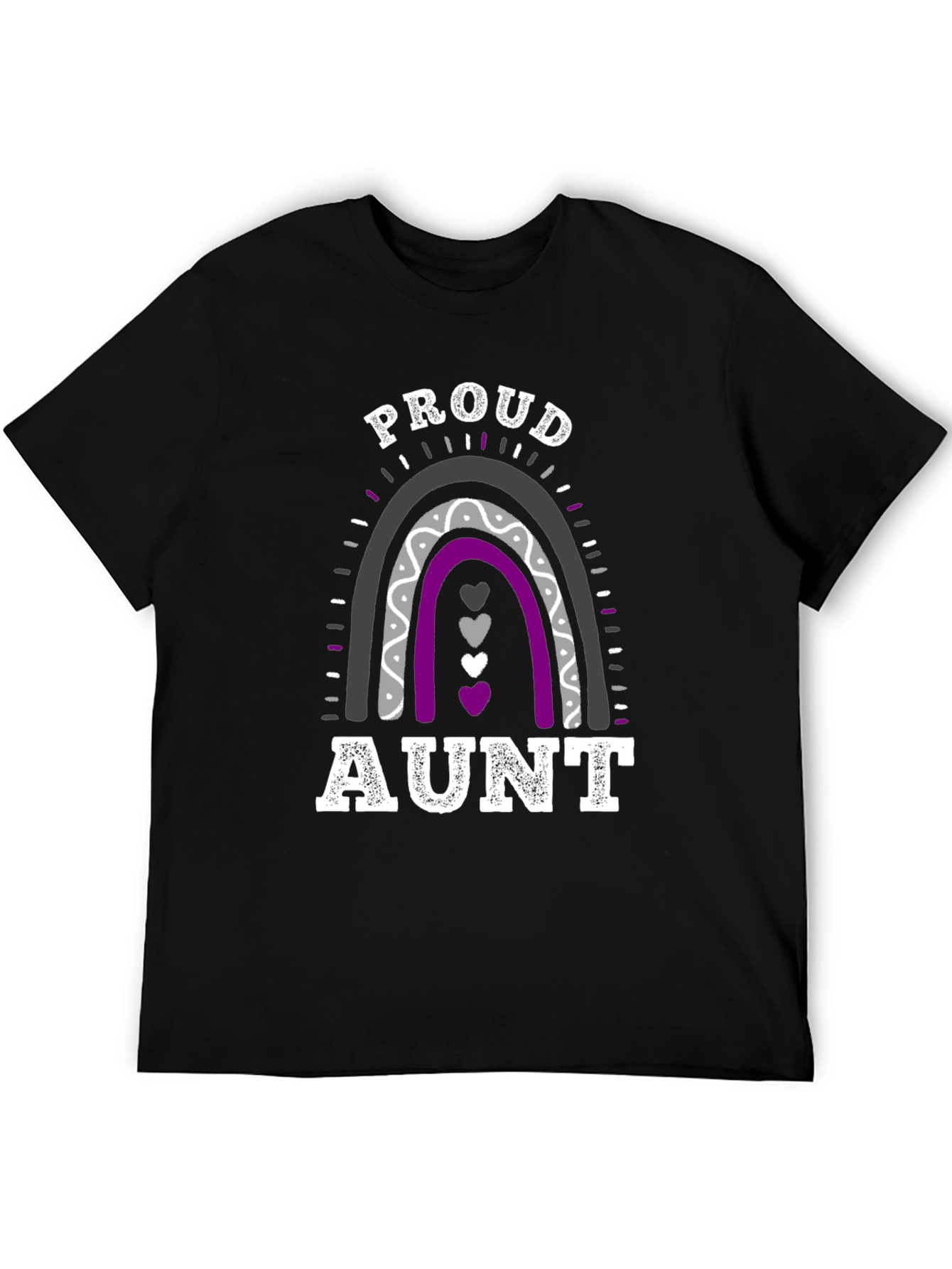 Proud Aunt Ace Pride Rainbow T-Shirt