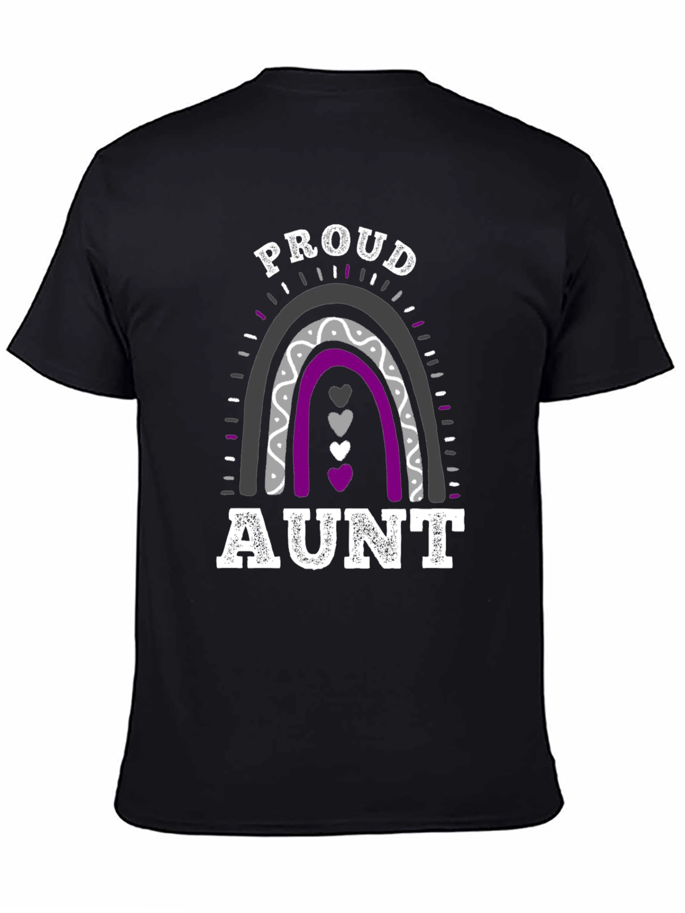 Proud Aunt Ace Pride Rainbow T-Shirt