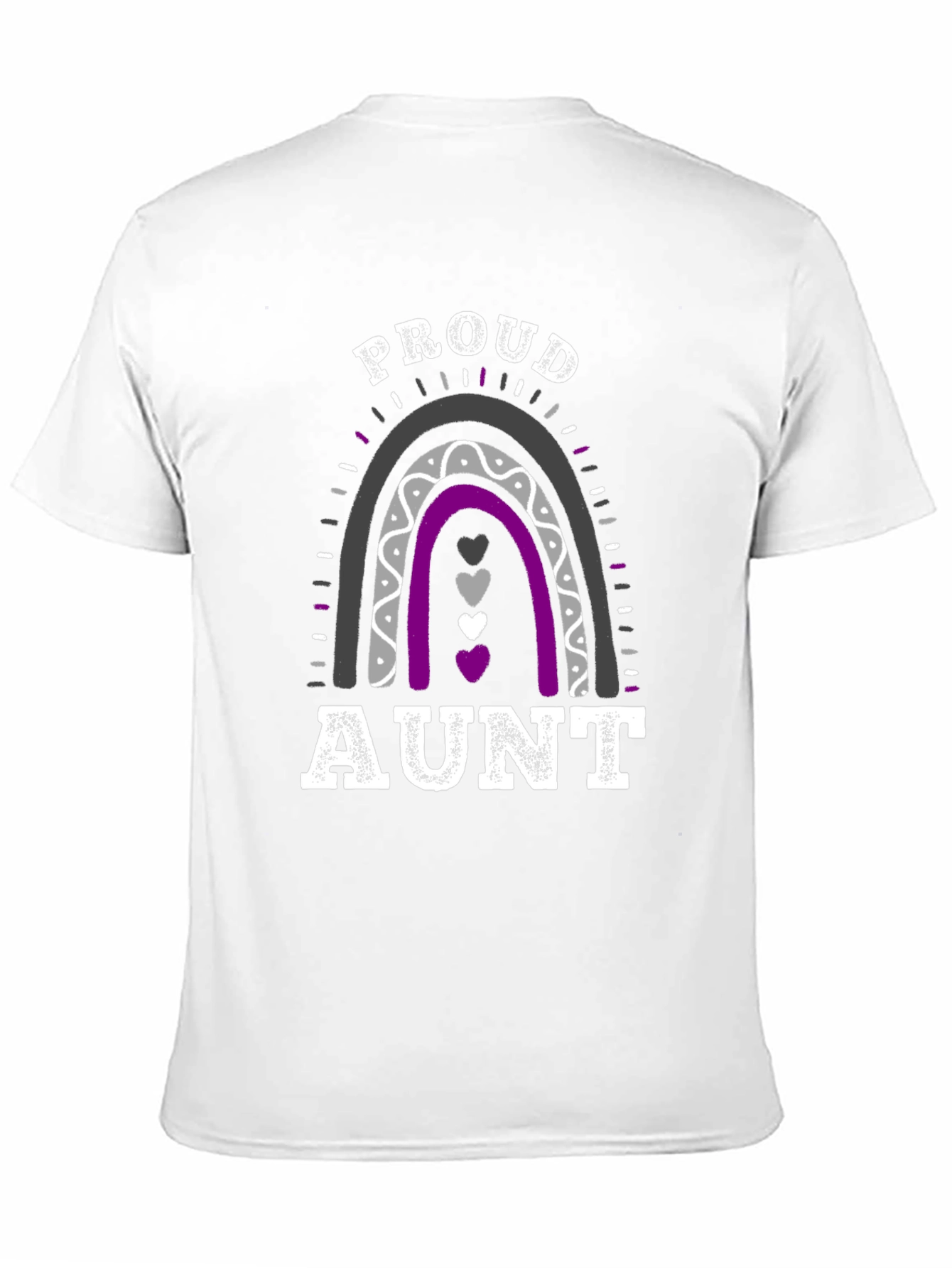 Proud Aunt Ace Pride Rainbow T-Shirt