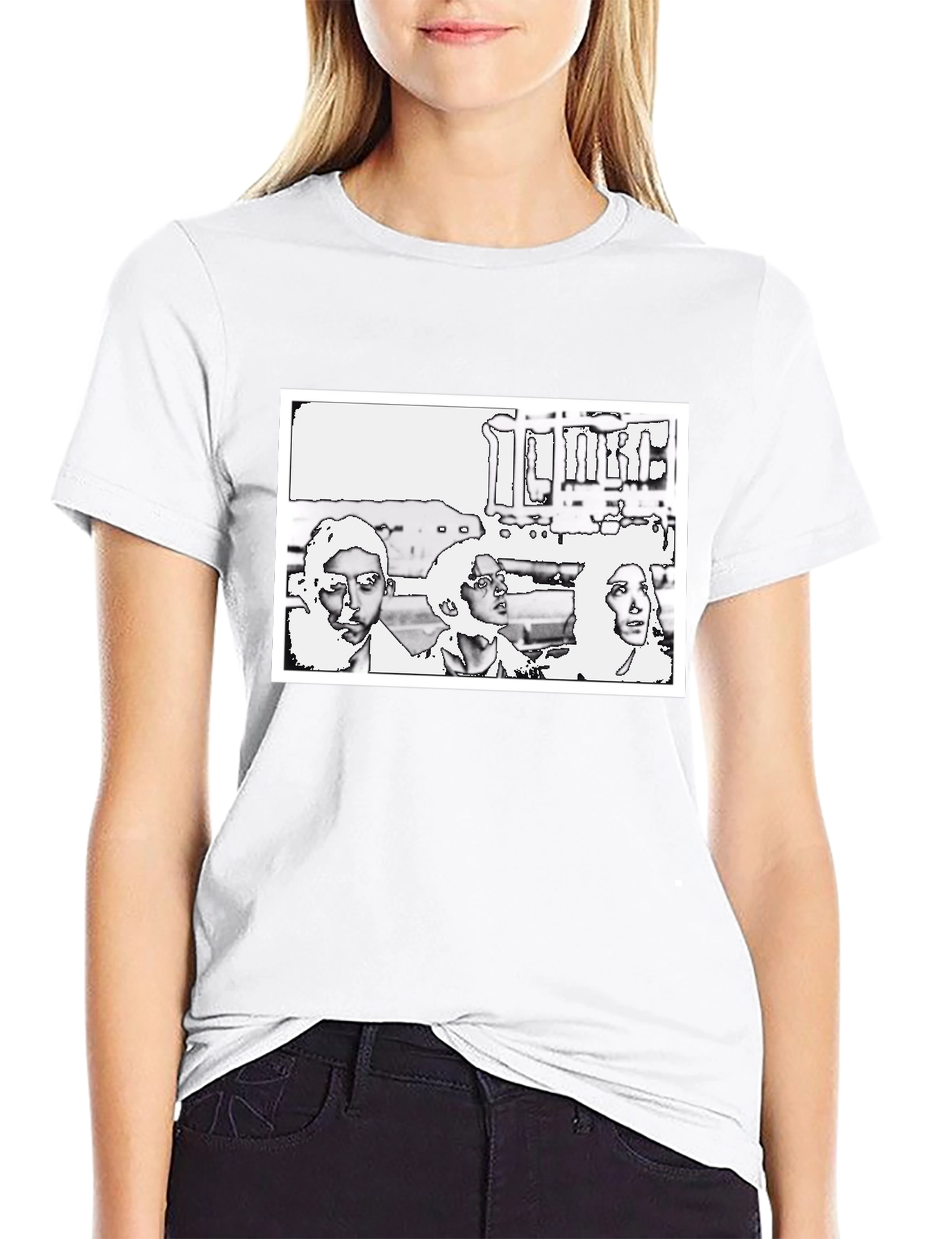 Abstract Graphic Print T-Shirt