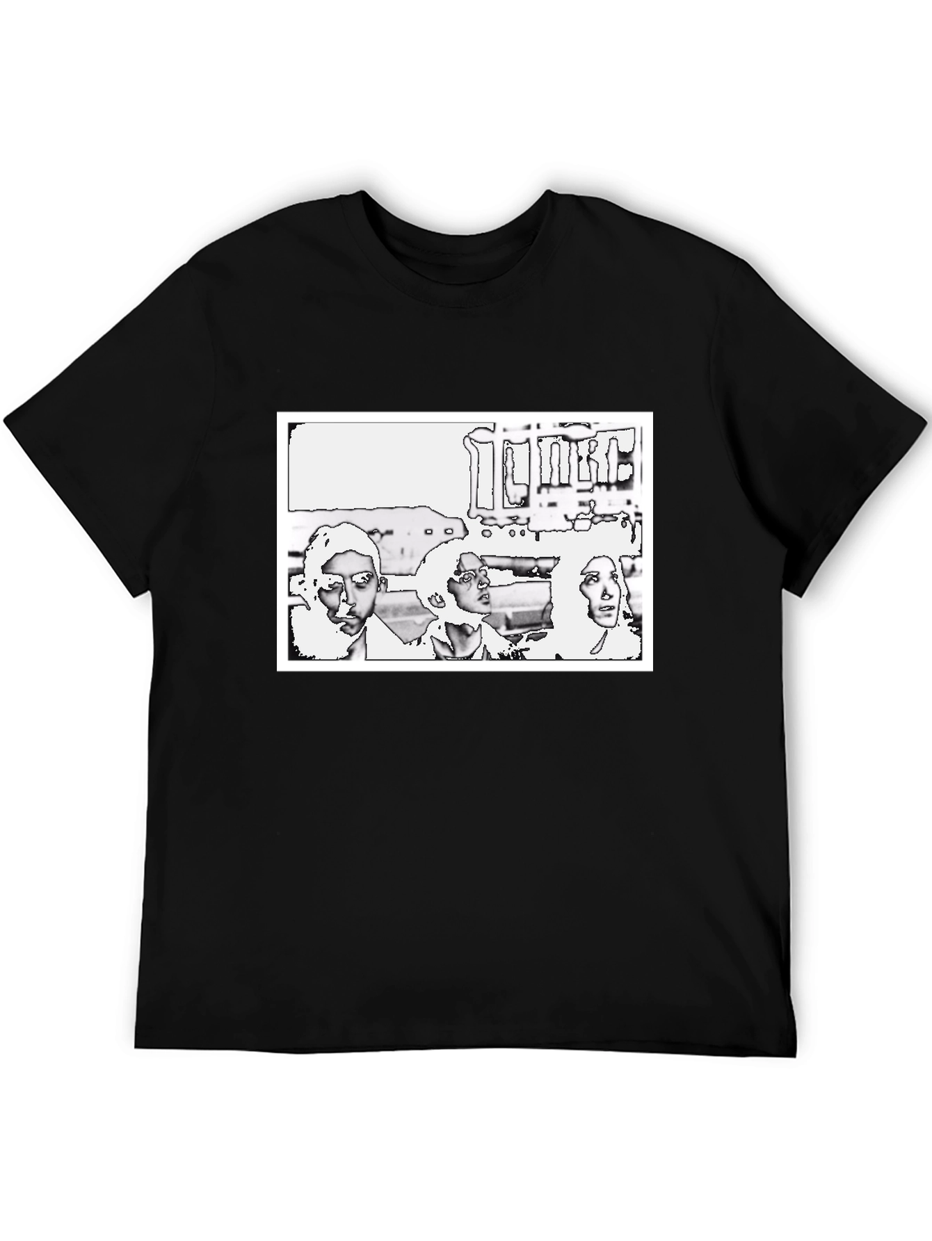 Abstract Graphic Print T-Shirt