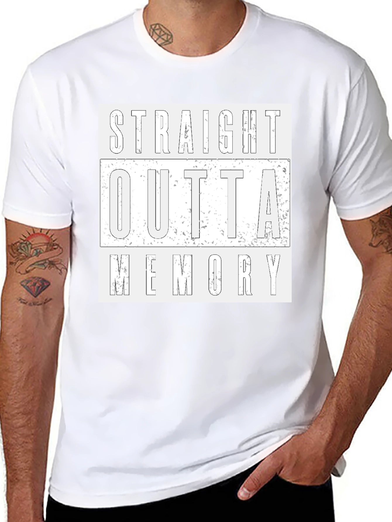 Straight Outta Memory T-Shirt - Funny Novelty Tee