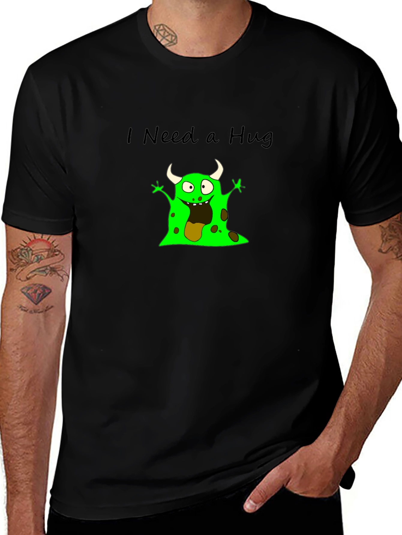 I Need a Hug Monster Graphic Tee