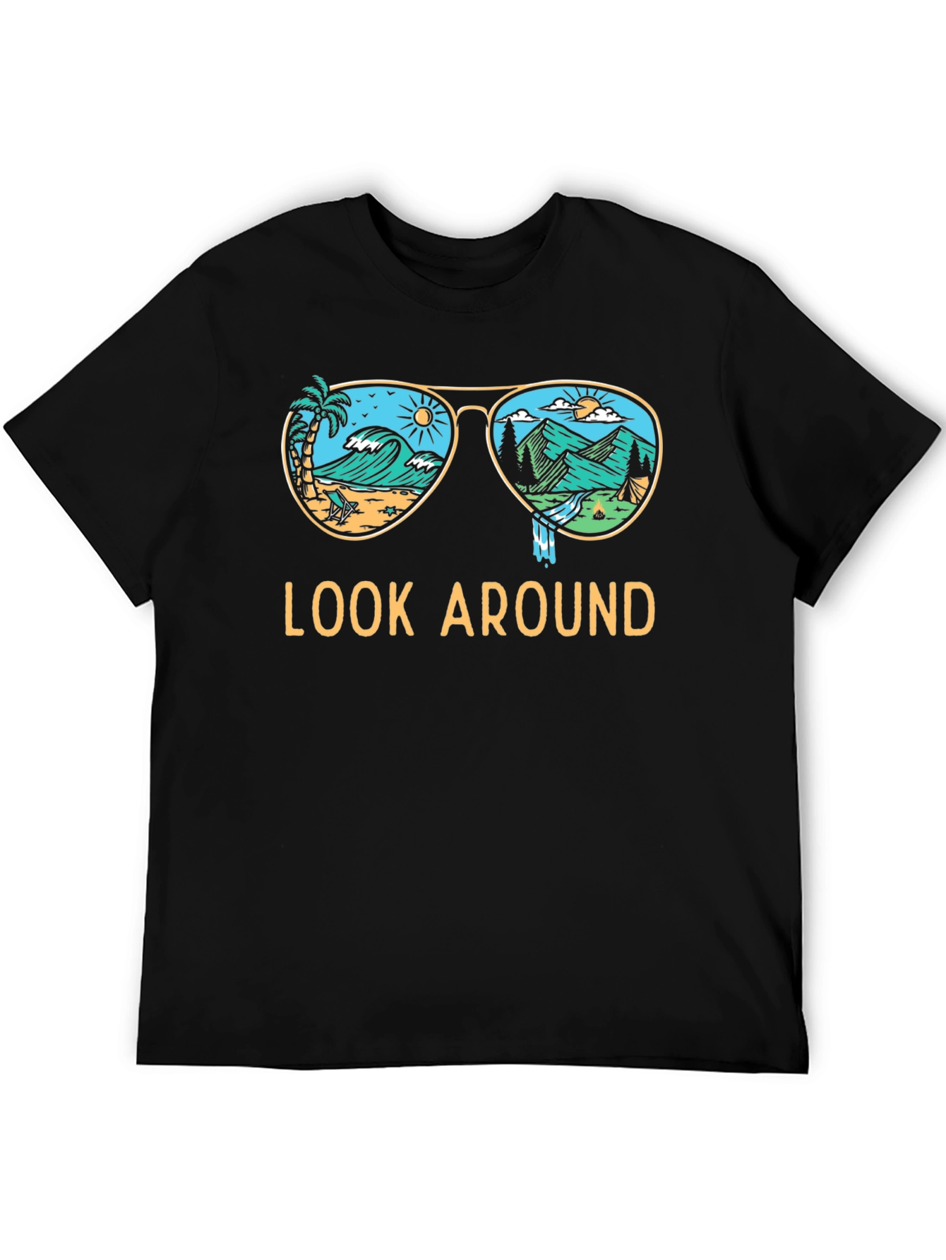 Look Around Nature Sunglasses Graphic Tee