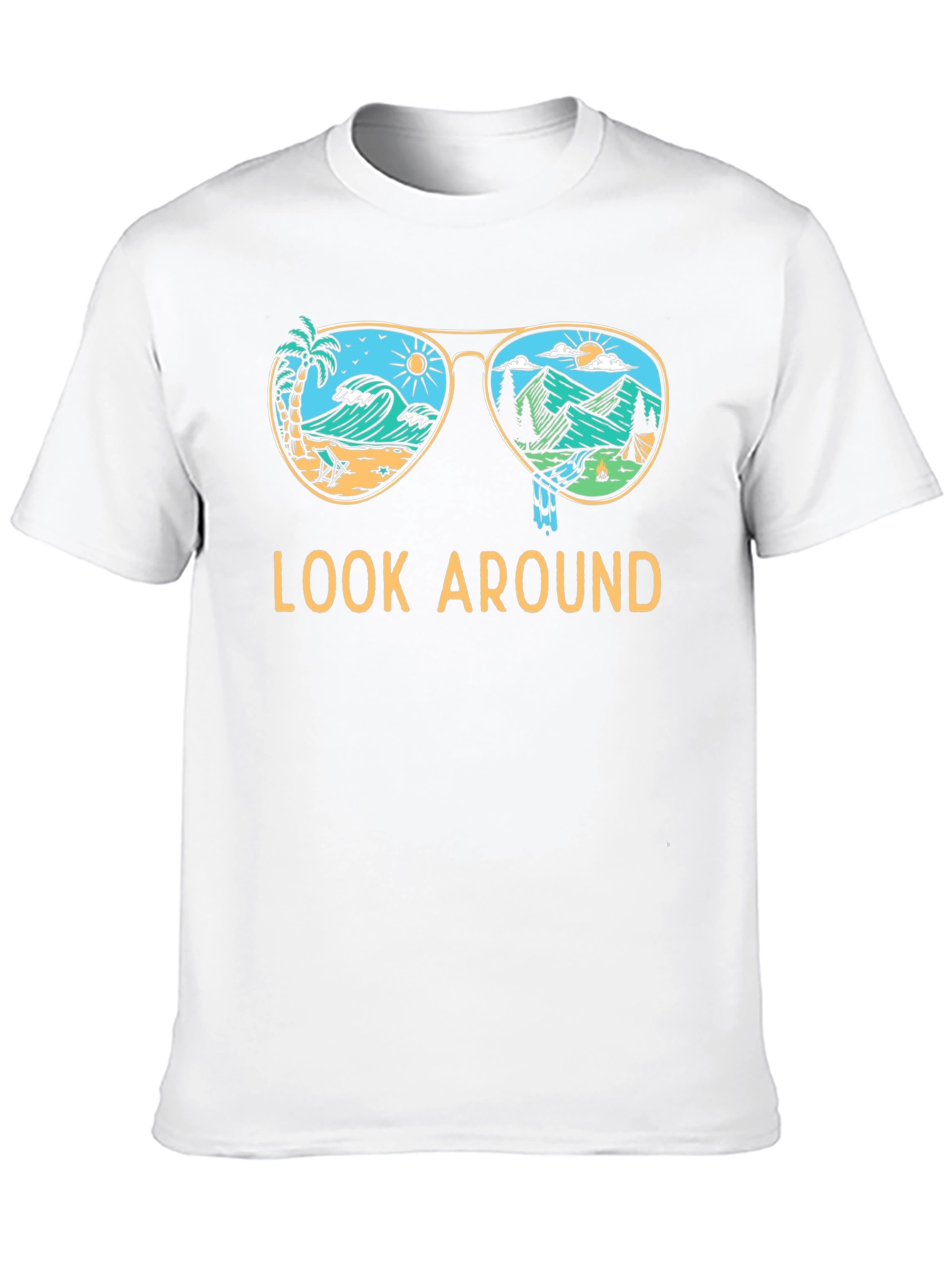 Look Around Nature Sunglasses Graphic Tee