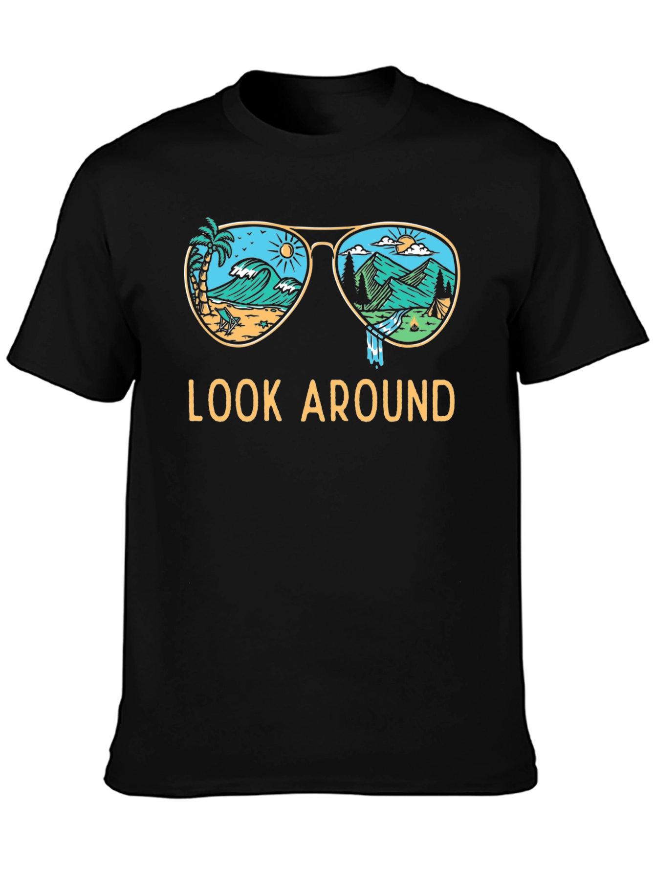 Look Around Nature Sunglasses Graphic Tee