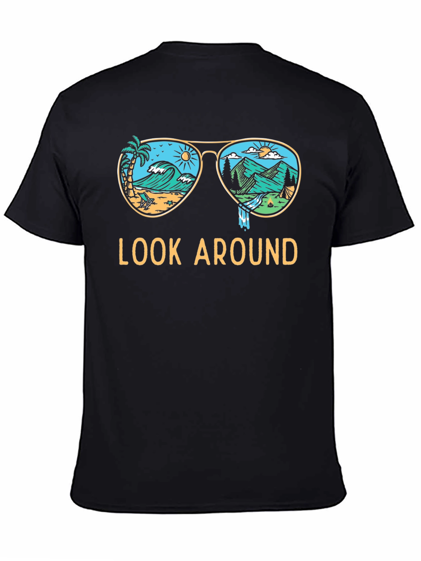 Look Around Nature Sunglasses Graphic Tee