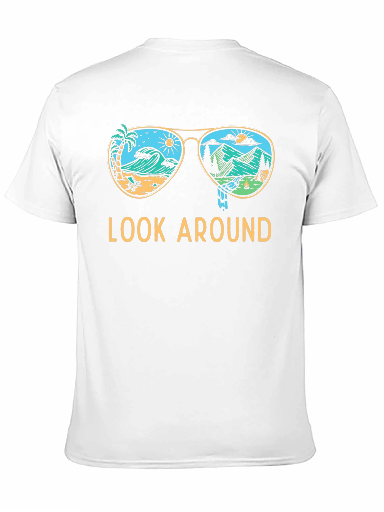 Look Around Nature Sunglasses Graphic Tee