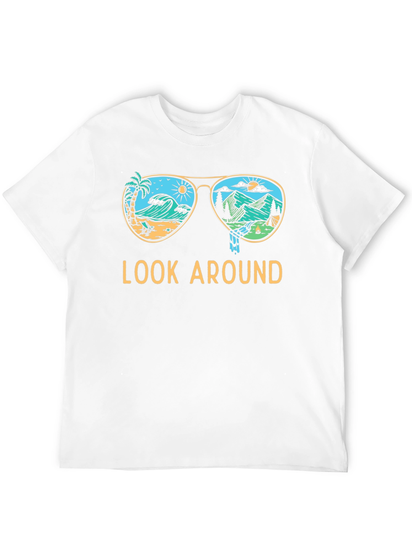 Look Around Nature Sunglasses Graphic Tee