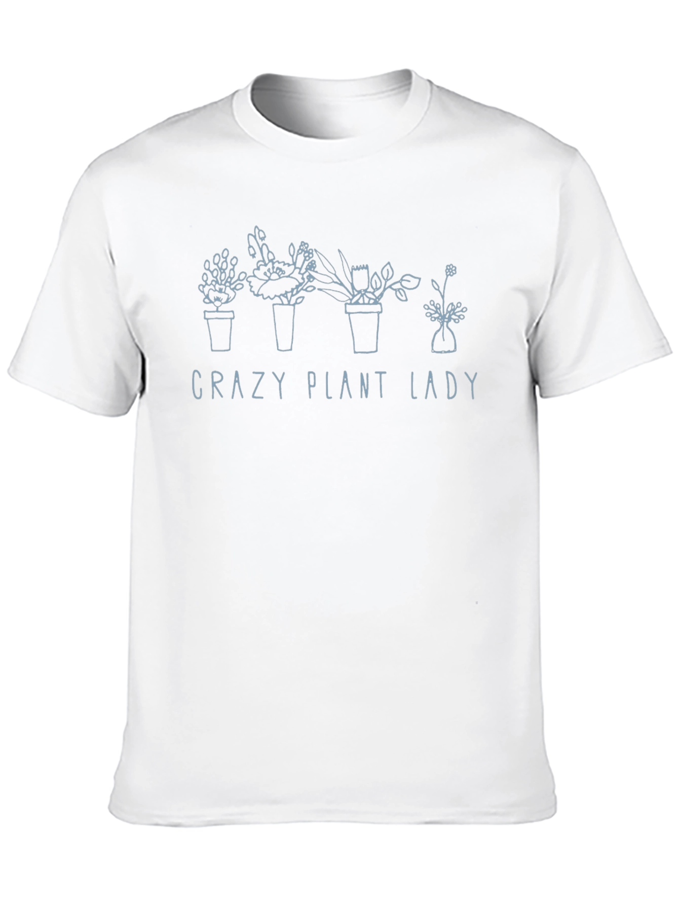 Crazy Plant Lady T-Shirt - Botanical Humor Tee