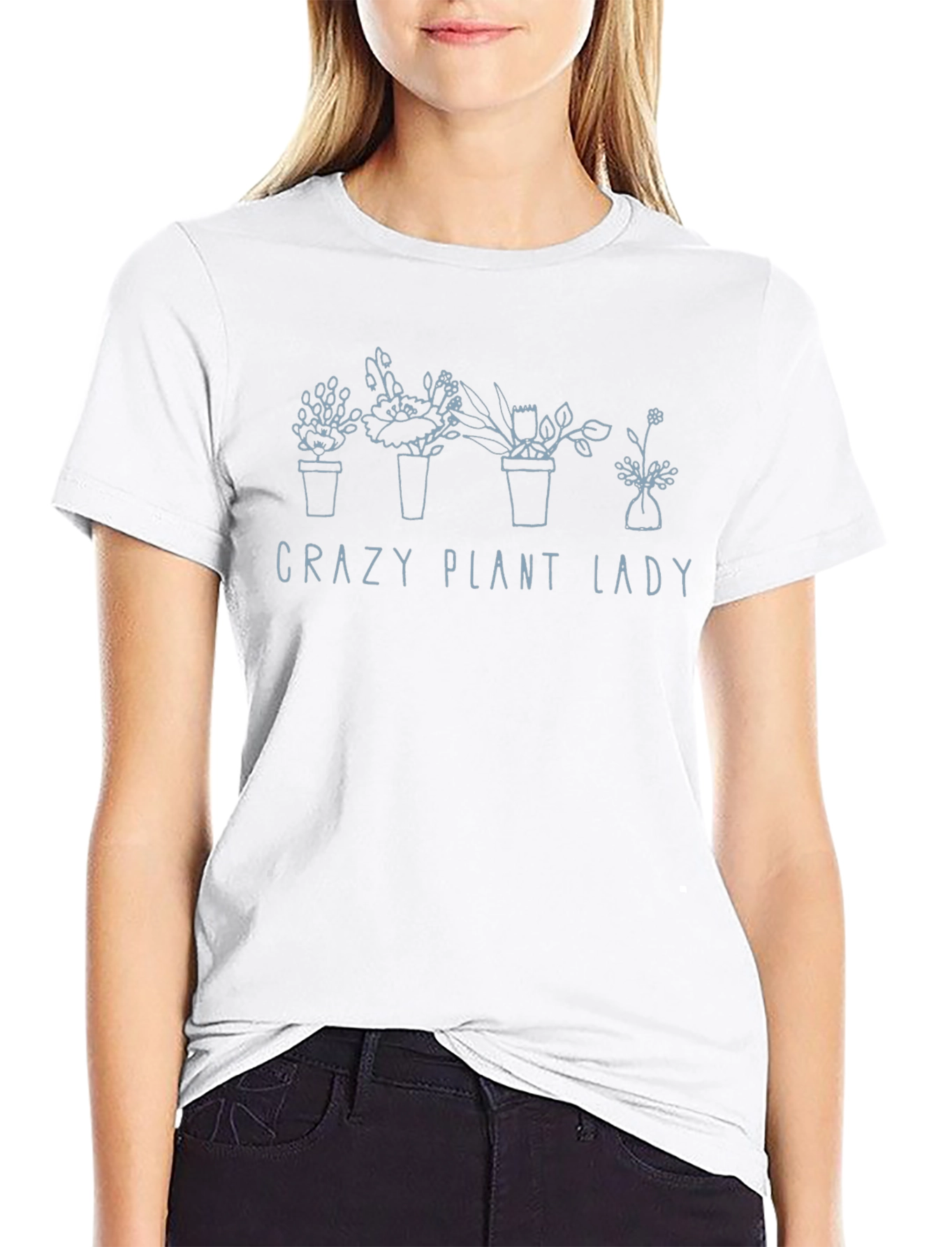 Crazy Plant Lady T-Shirt - Botanical Humor Tee