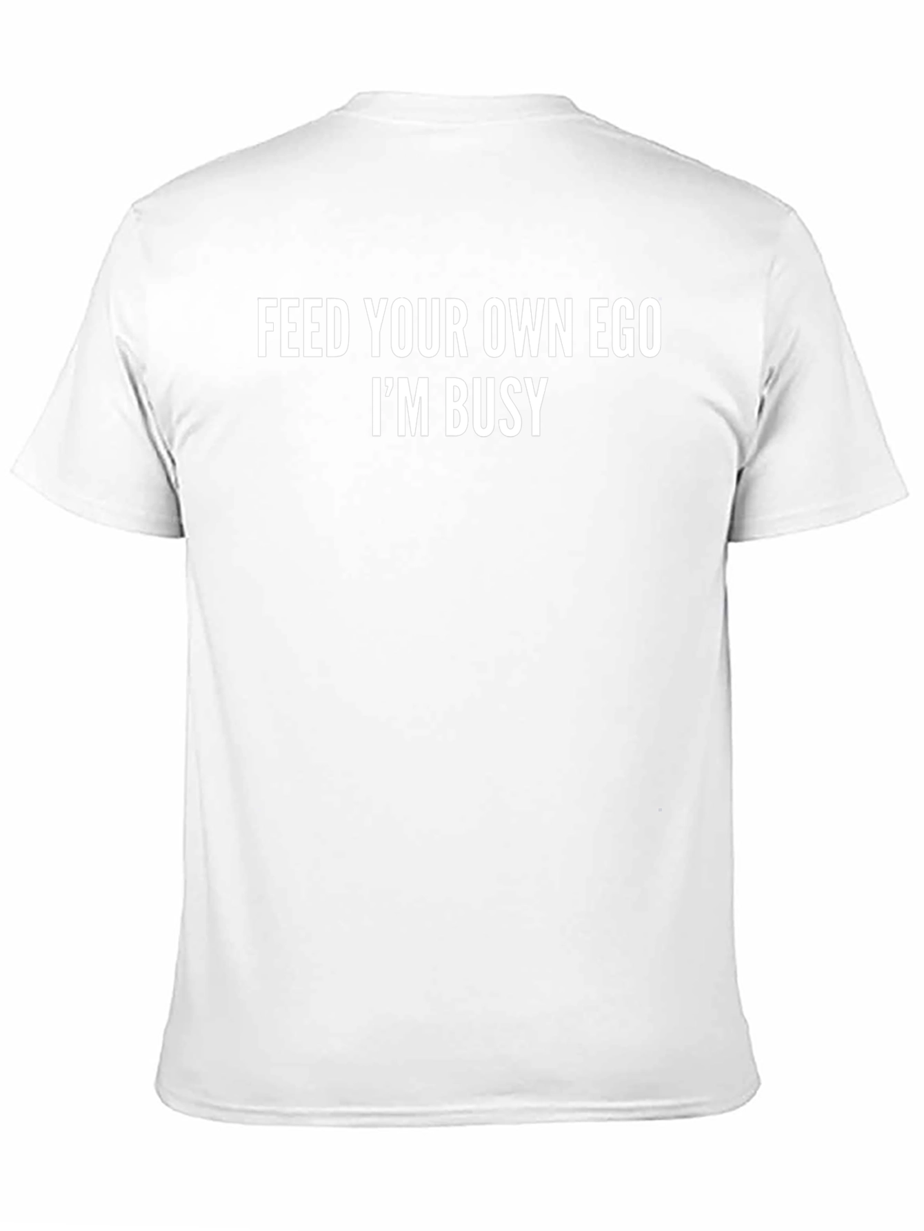 Feed Your Own Ego T-Shirt - Black Cotton