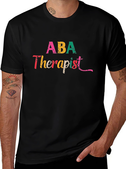 ABA Therapist Black T-Shirt