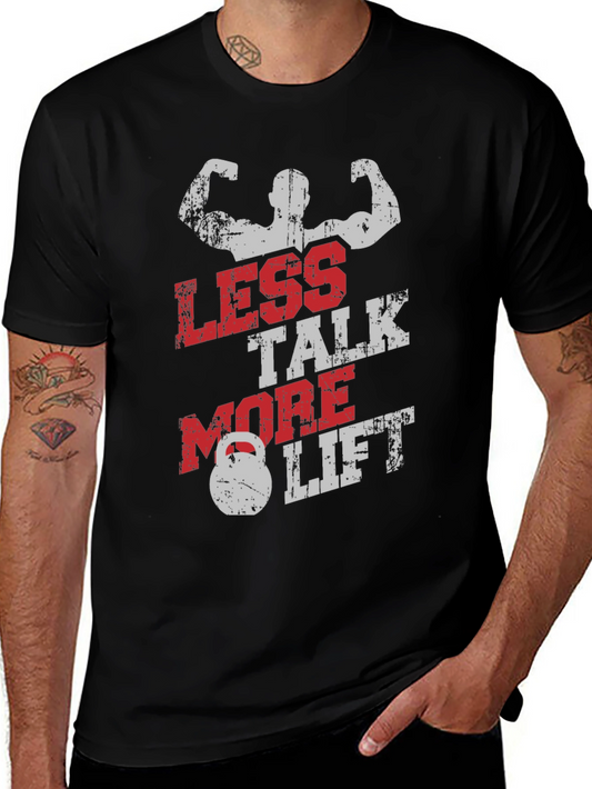 Less Talk More Lift Graphic Tee