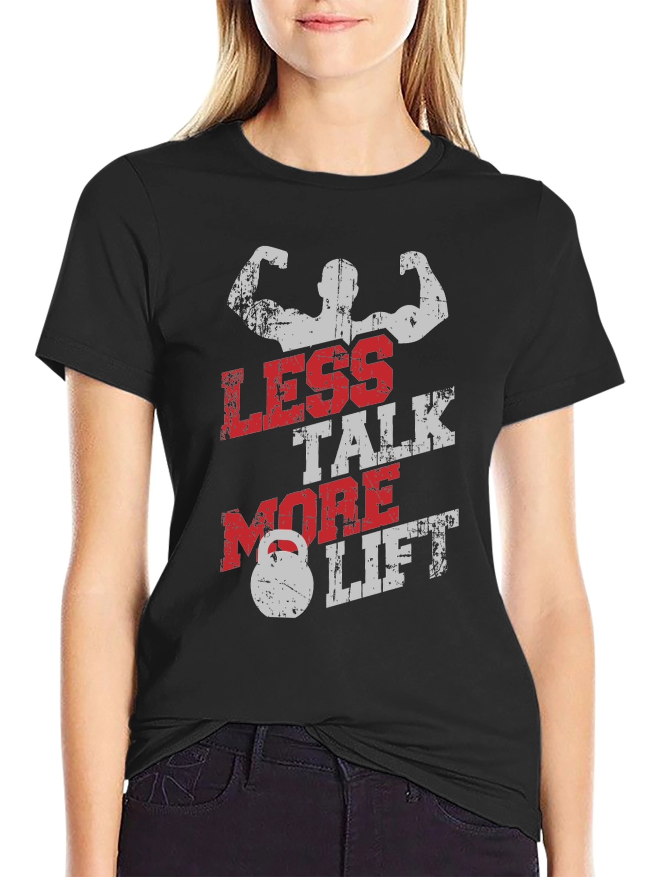 Less Talk More Lift Graphic Tee