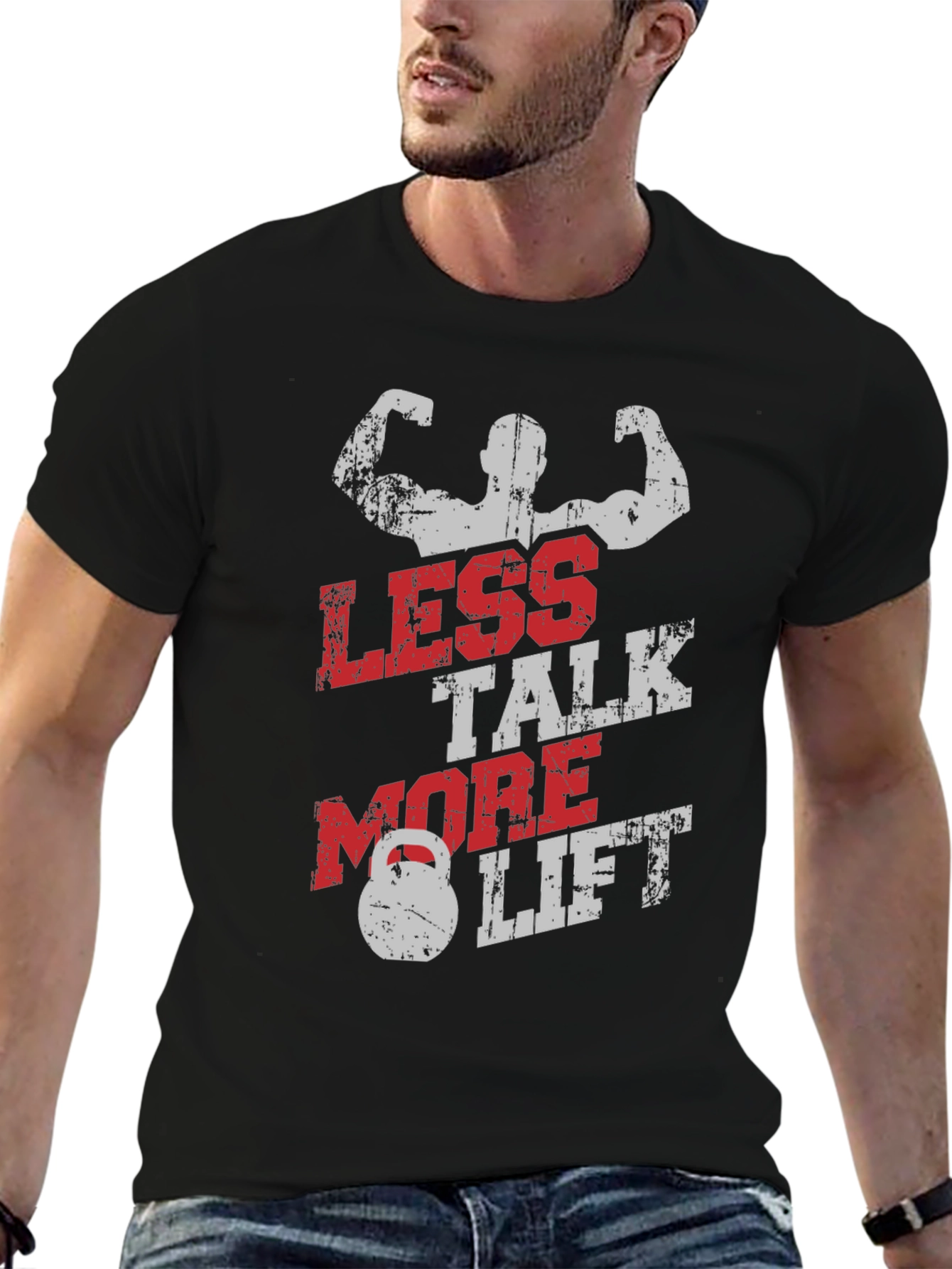 Less Talk More Lift Graphic Tee