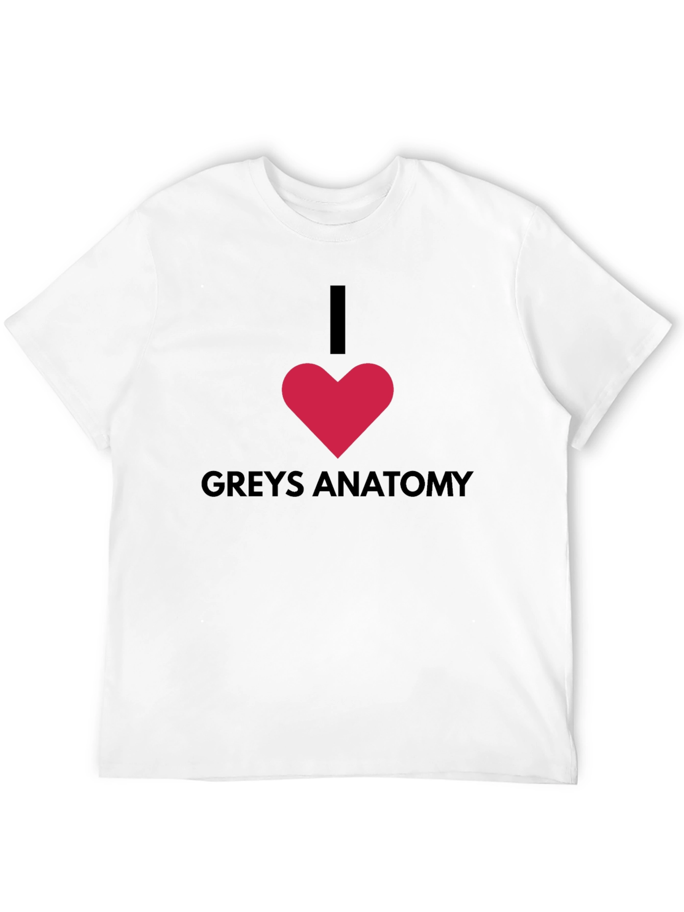 I Heart Greys Anatomy Black T-Shirt