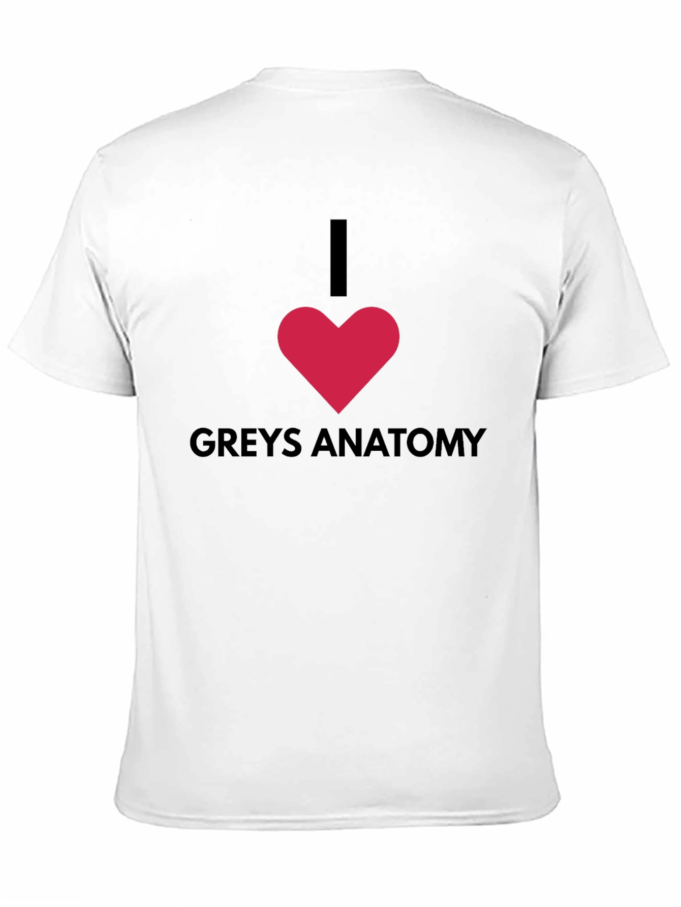 I Heart Greys Anatomy Black T-Shirt