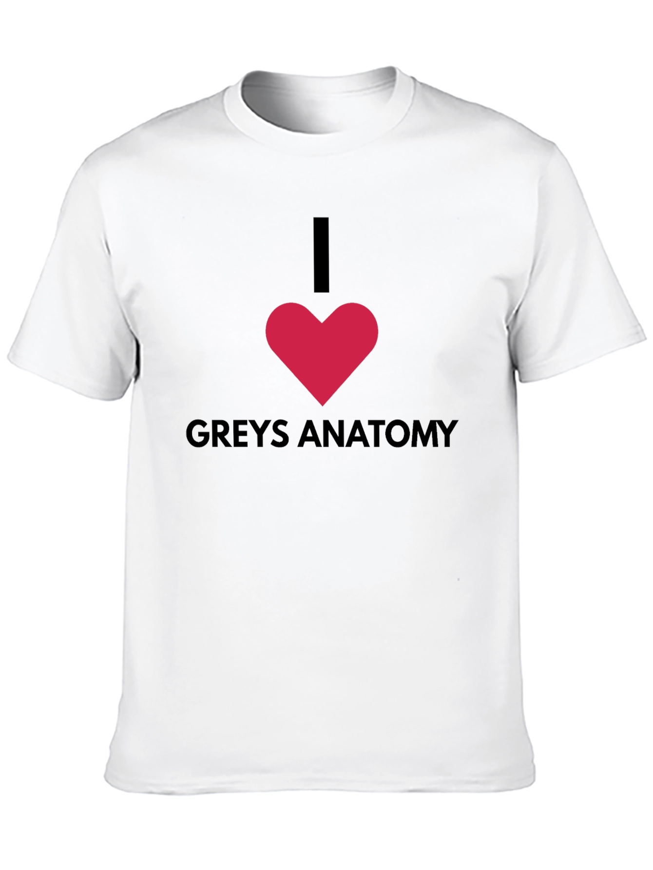 I Heart Greys Anatomy Black T-Shirt