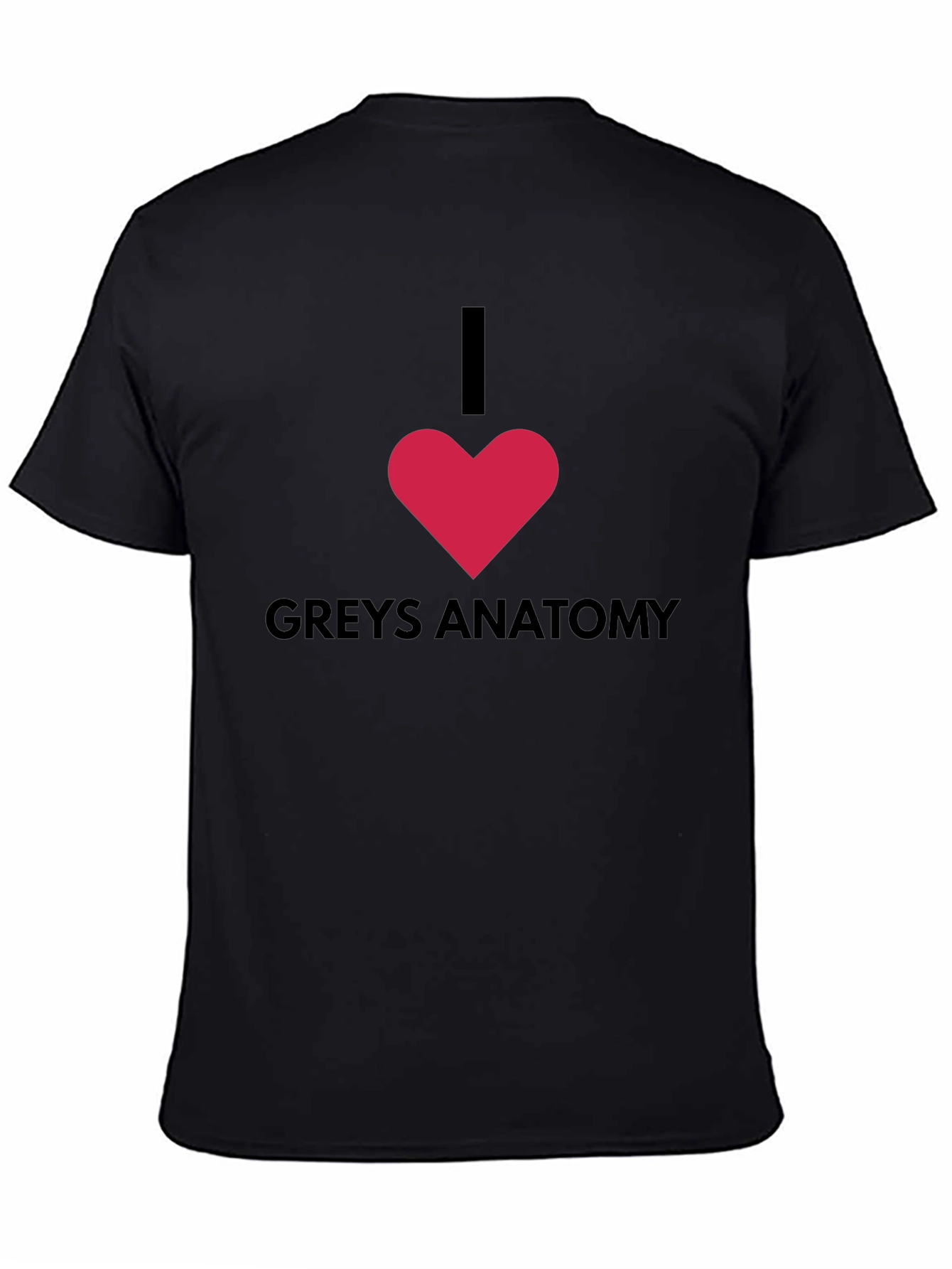 I Heart Greys Anatomy Black T-Shirt