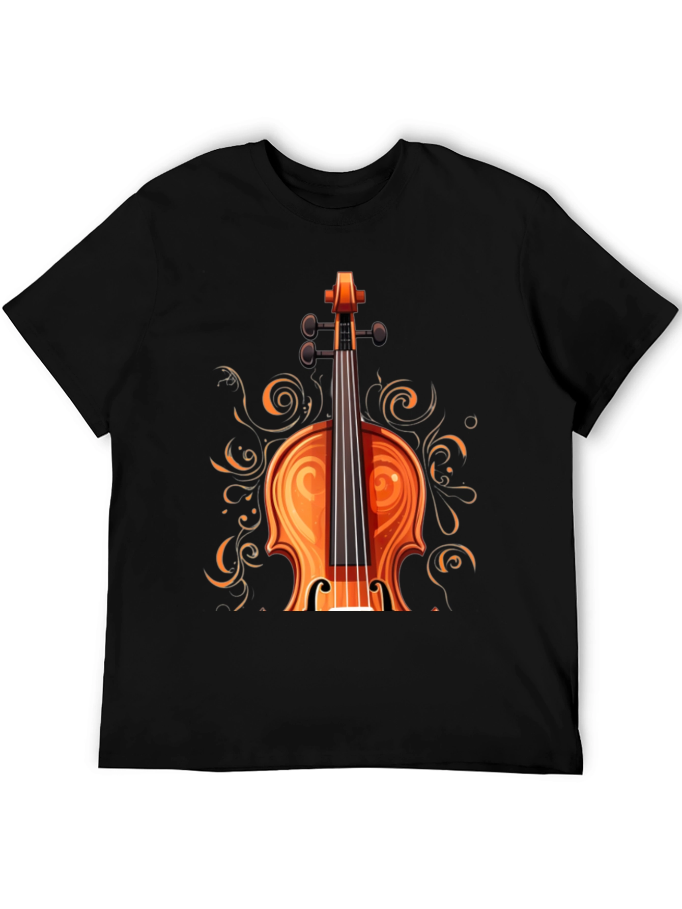 Violin Graphic Tee - Musical Style