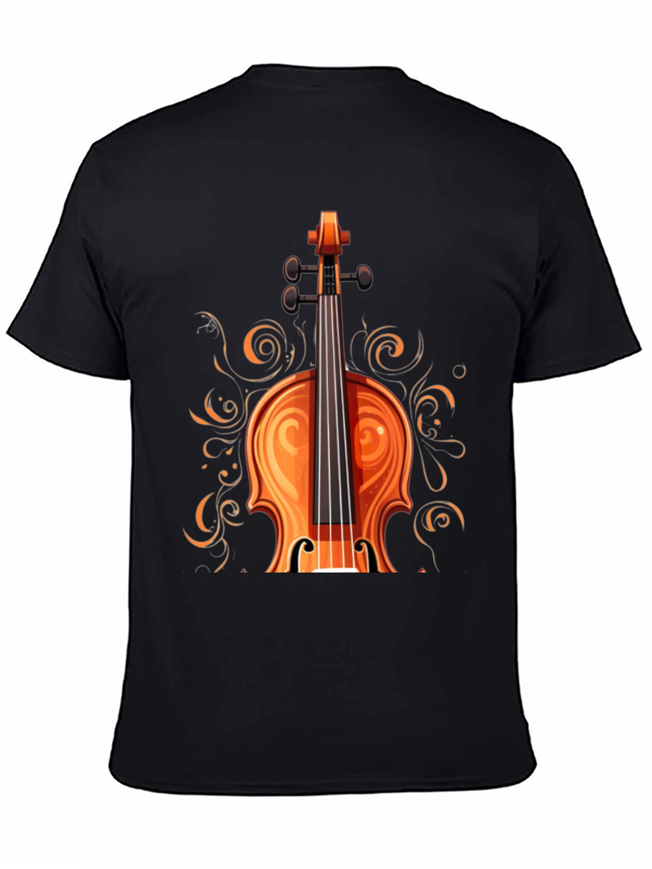 Violin Graphic Tee - Musical Style