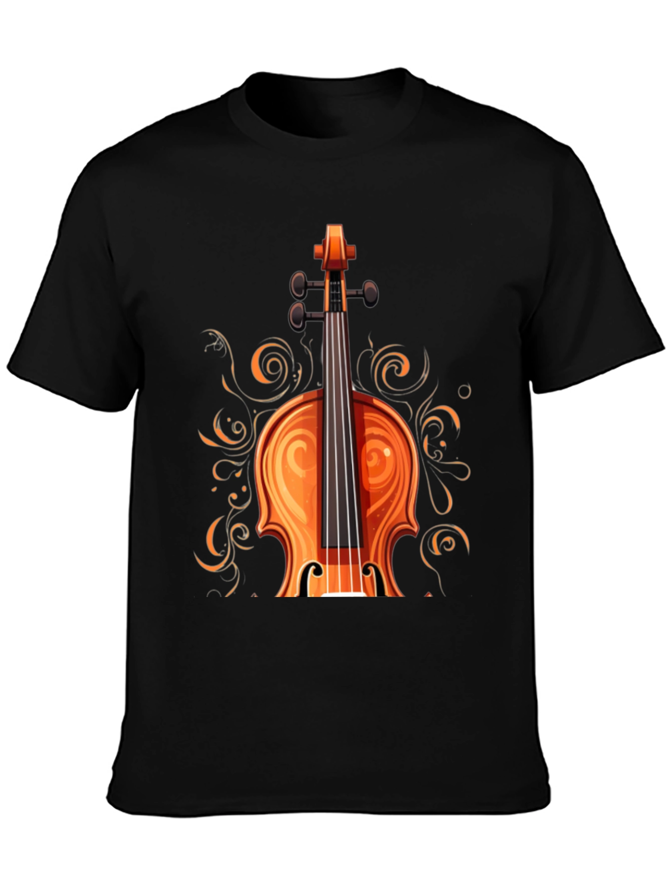 Violin Graphic Tee - Musical Style