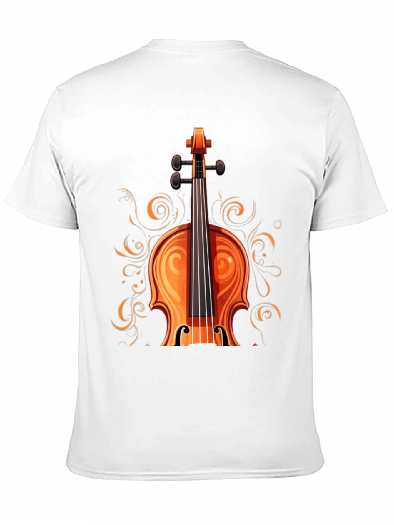 Violin Graphic Tee - Musical Style