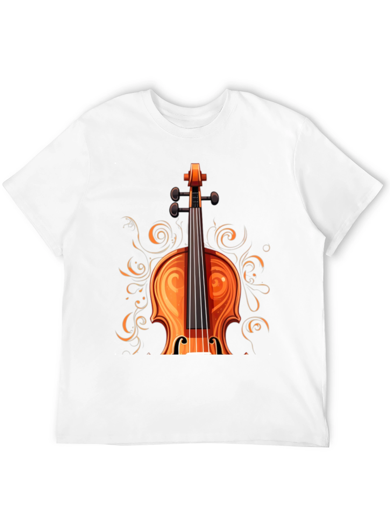 Violin Graphic Tee - Musical Style