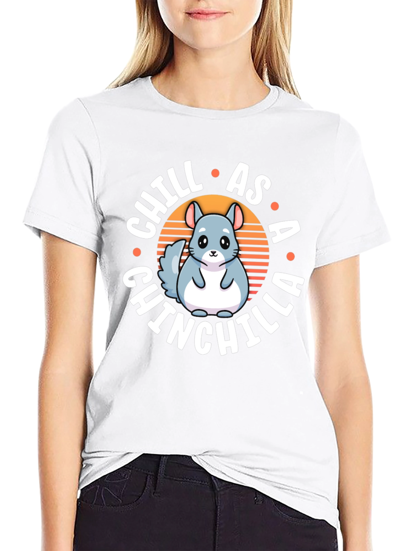 Chill As A Chinchilla Graphic Tee