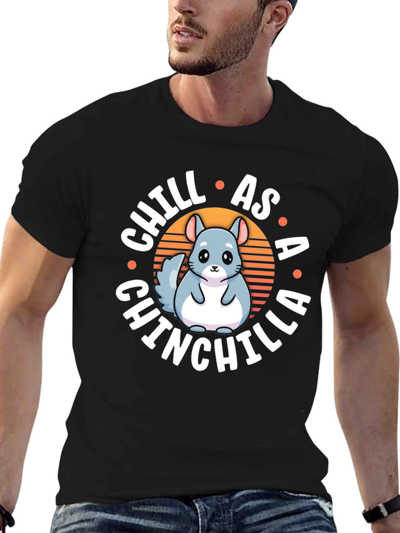Chill As A Chinchilla Graphic Tee