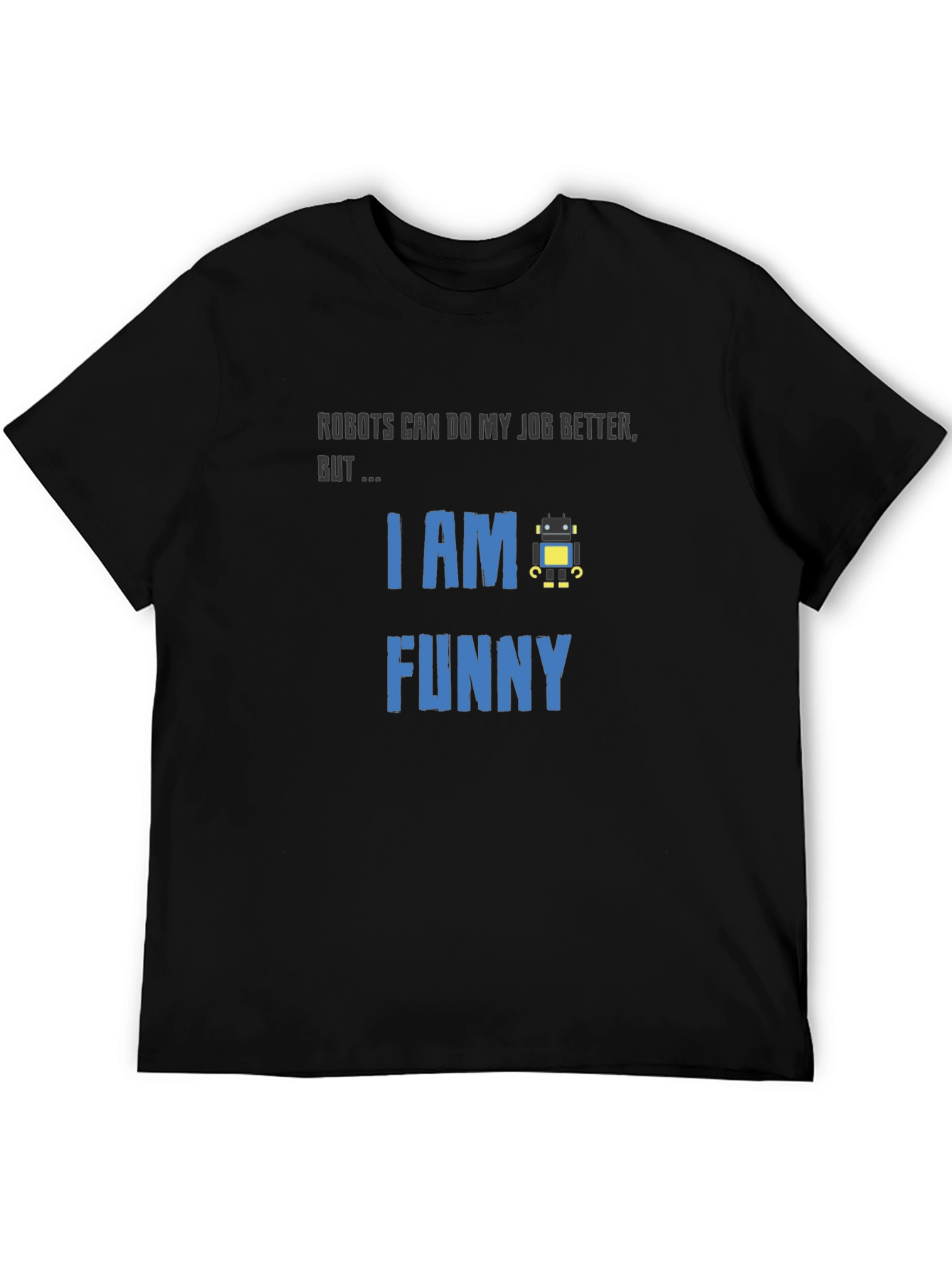 Funny Robot Graphic T-Shirt