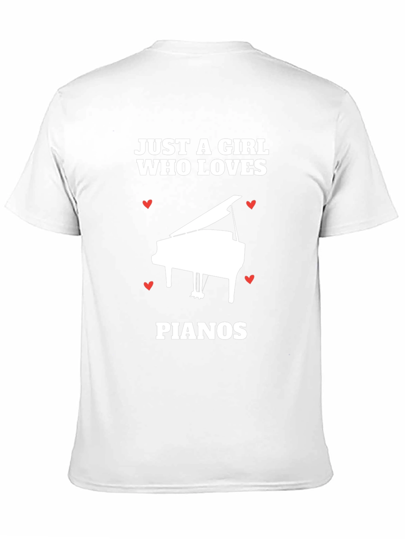 Just A Girl Who Loves Pianos T-Shirt