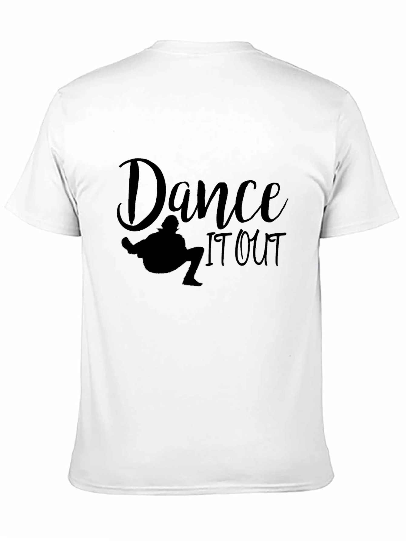 Dance It Out Black Graphic Tee Shirt