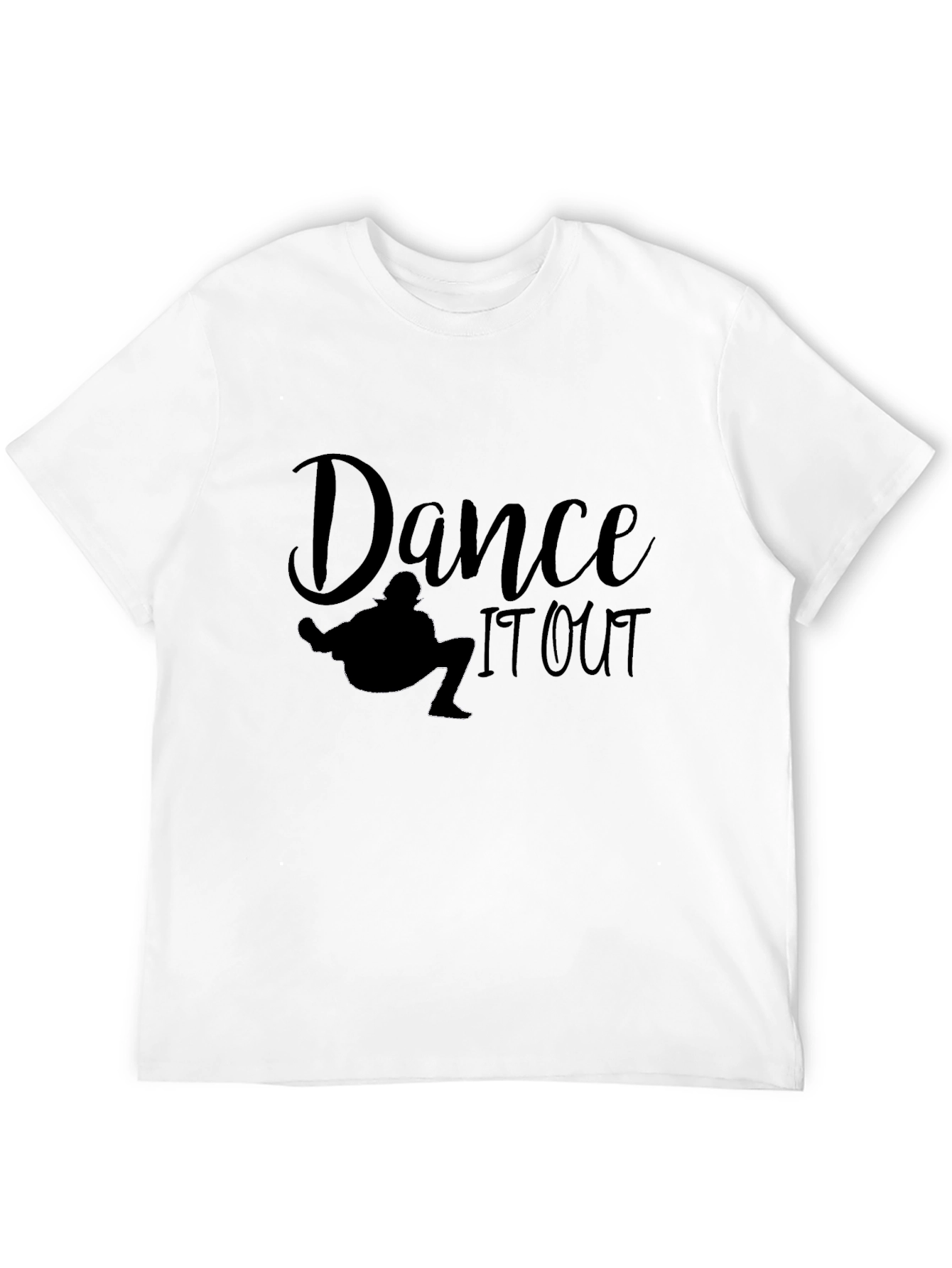 Dance It Out Black Graphic Tee Shirt