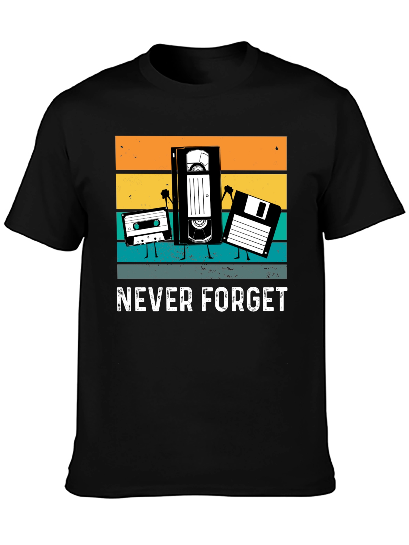 Retro Tech Never Forget T-Shirt