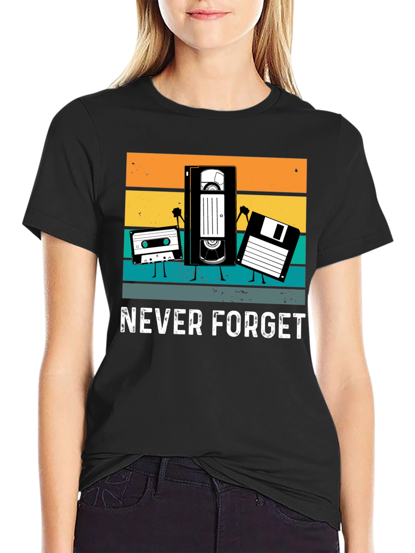 Retro Tech Never Forget T-Shirt