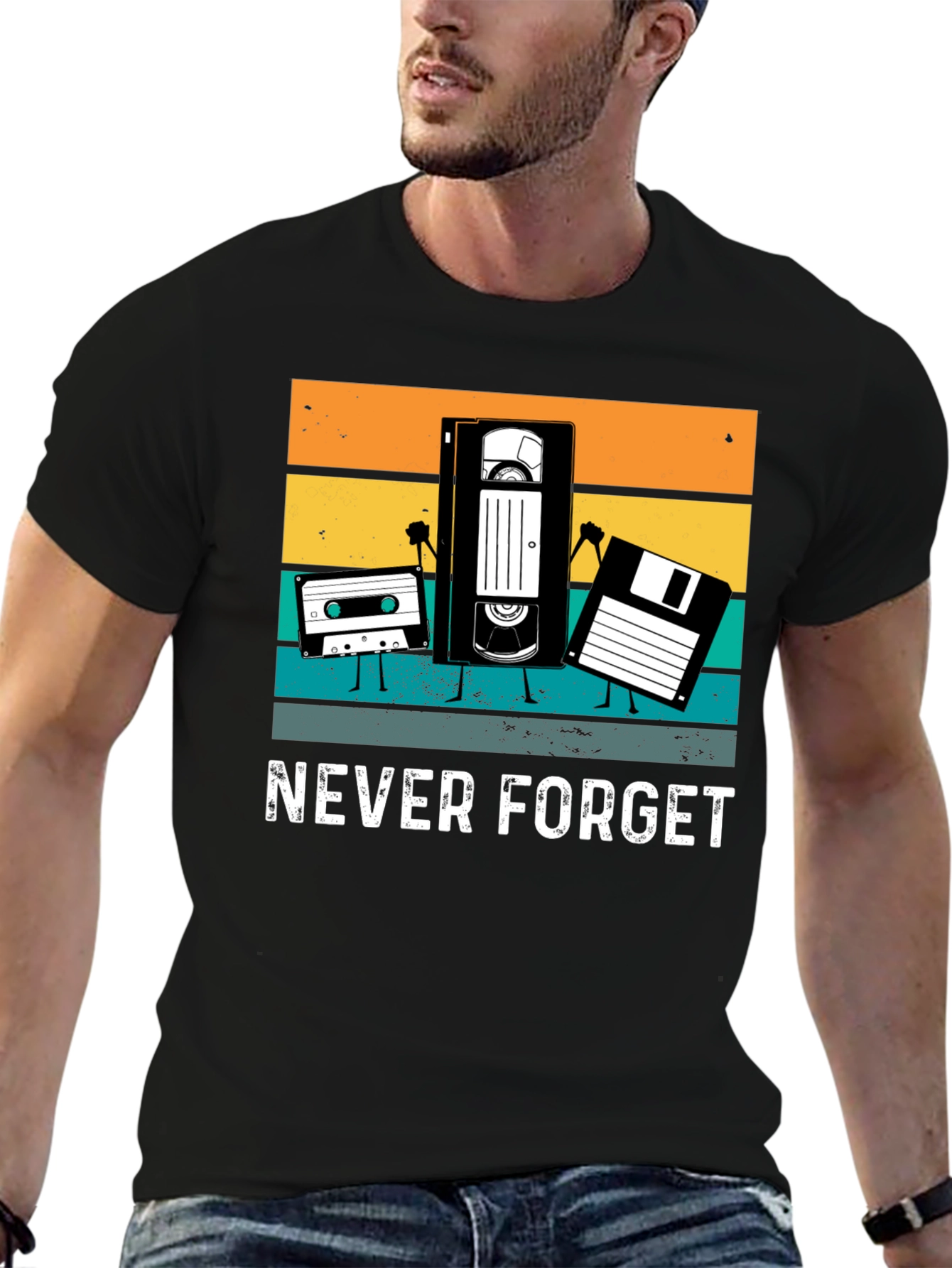 Retro Tech Never Forget T-Shirt