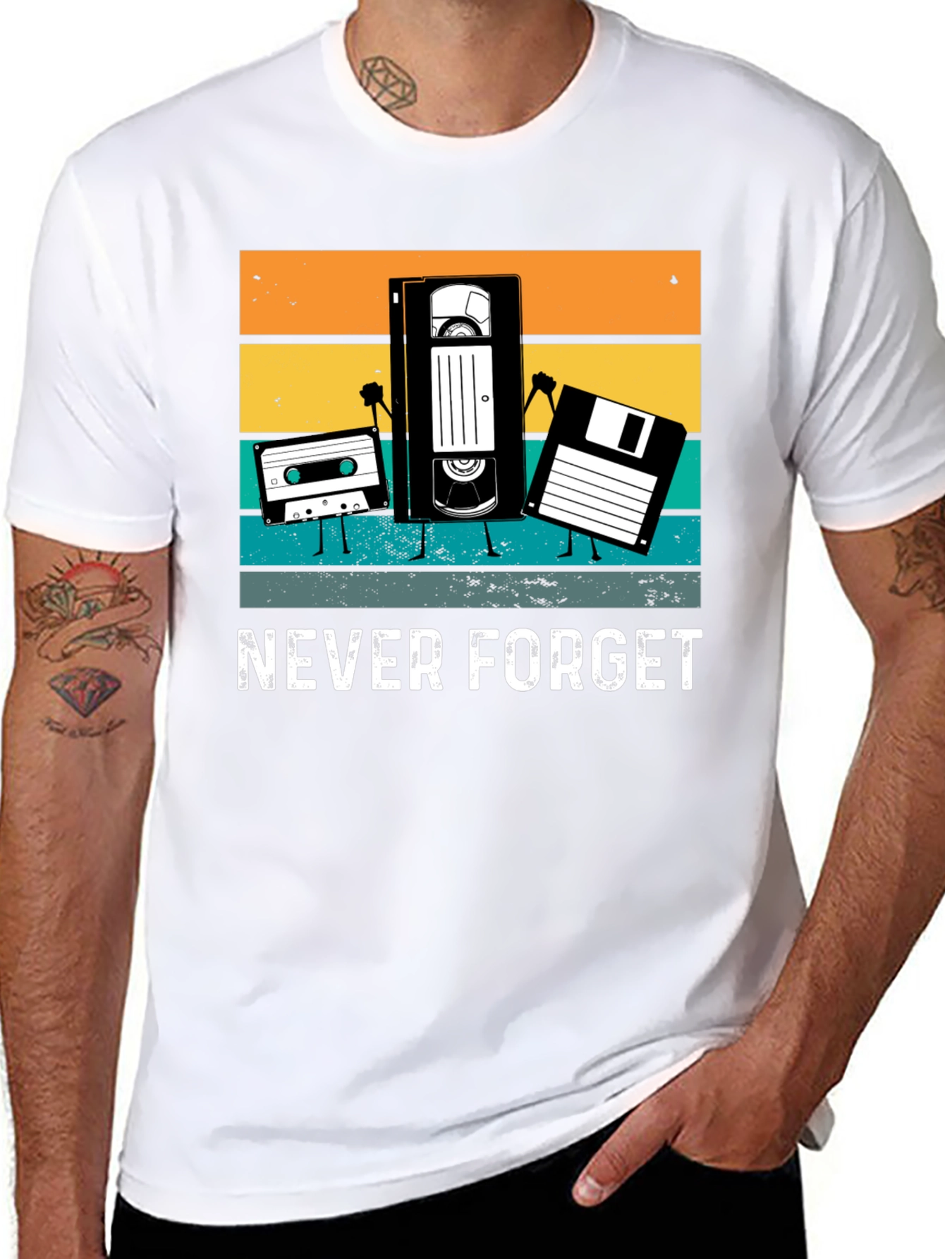 Retro Tech Never Forget T-Shirt