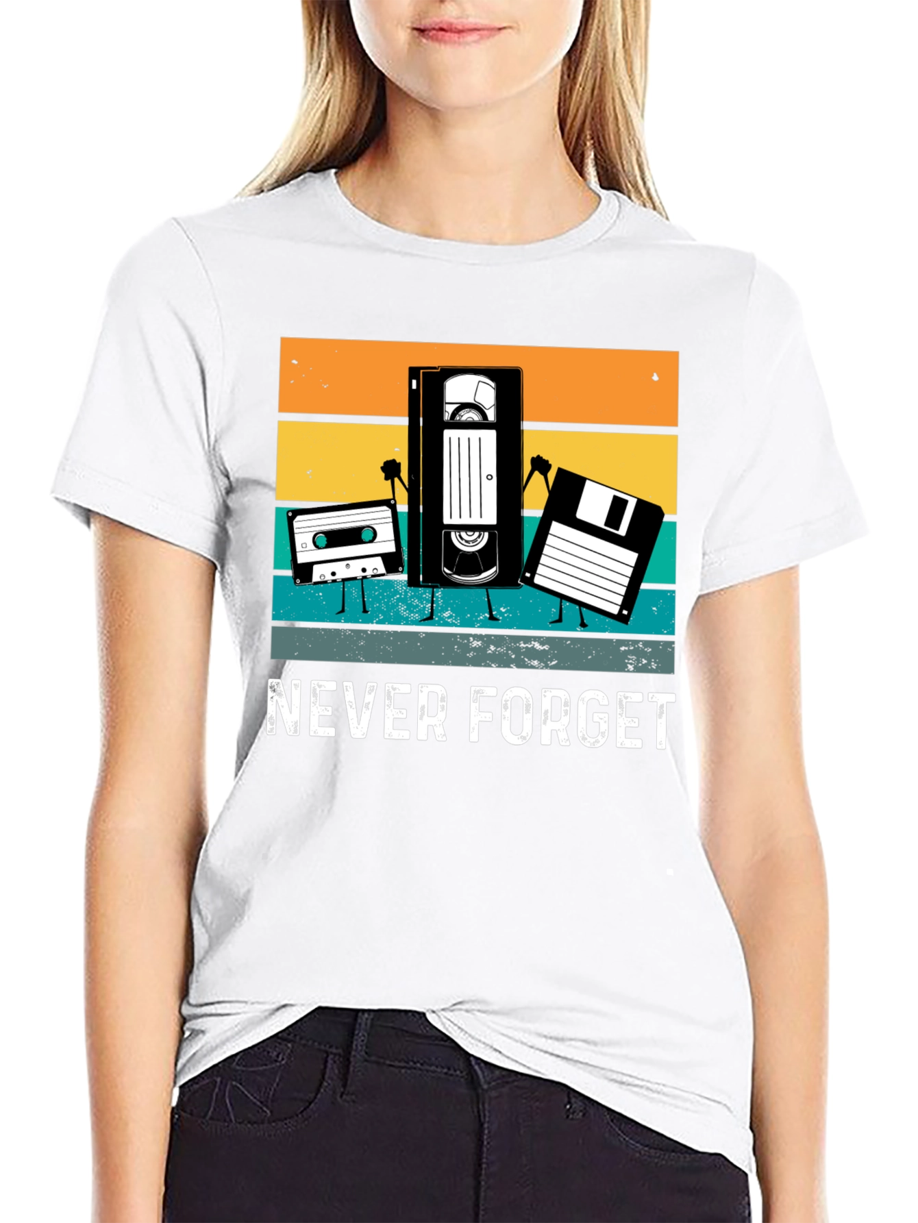 Retro Tech Never Forget T-Shirt