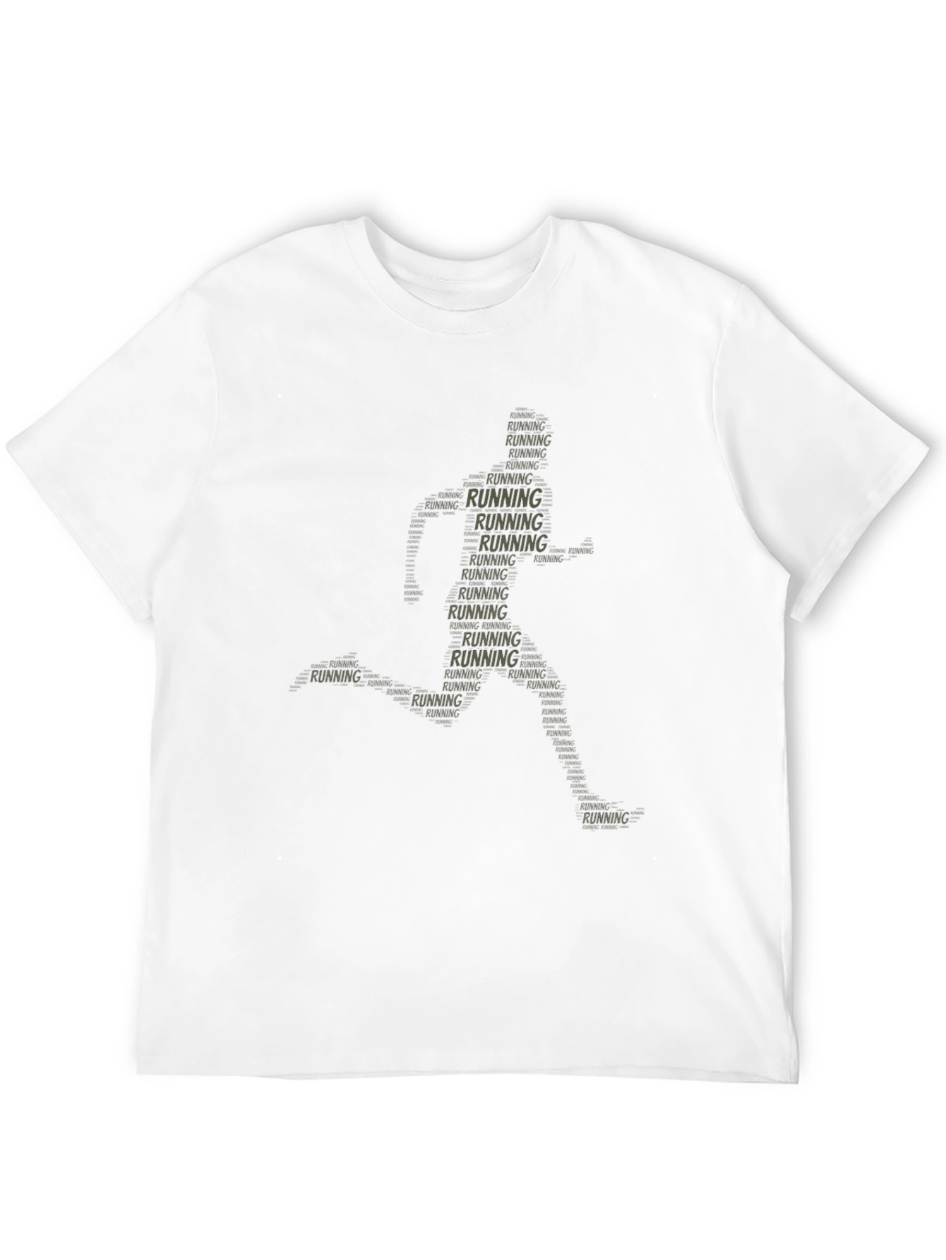 Running Word Art T-Shirt