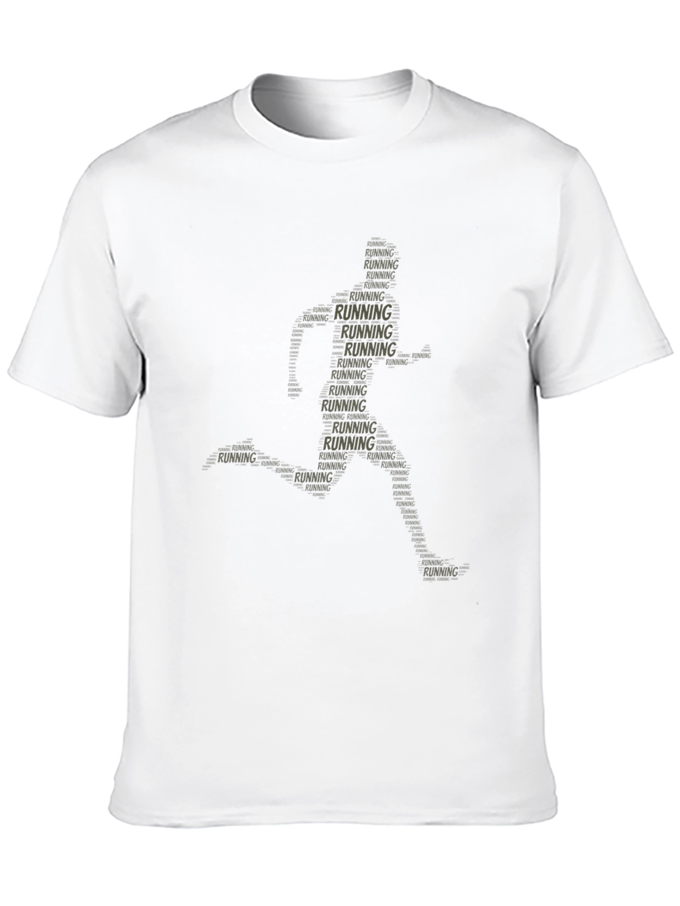 Running Word Art T-Shirt