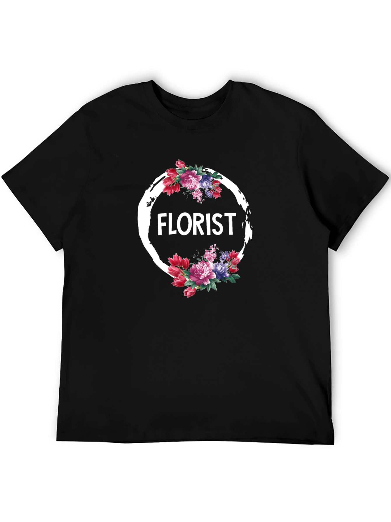 Florist Floral Wreath T-Shirt