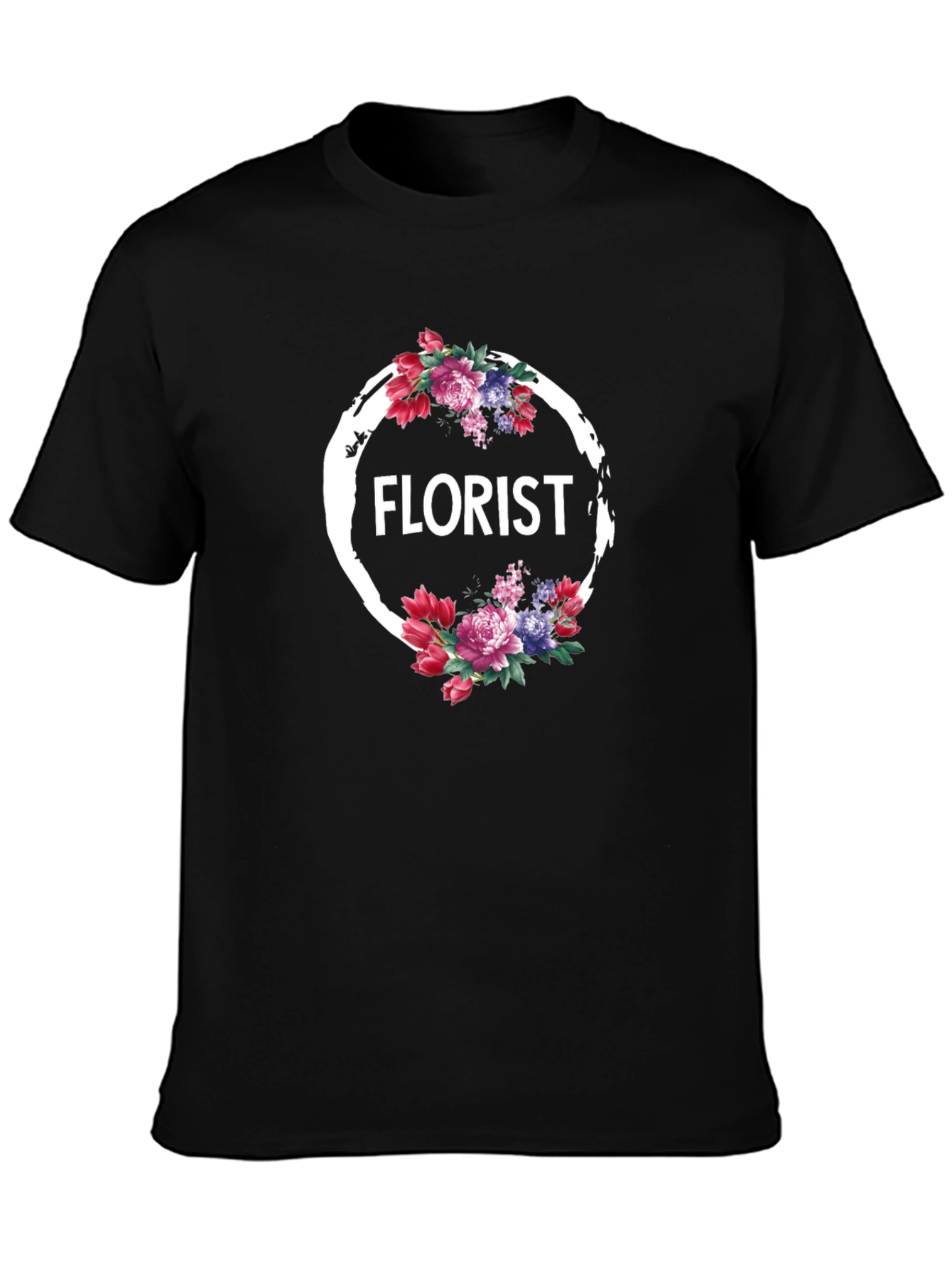 Florist Floral Wreath T-Shirt