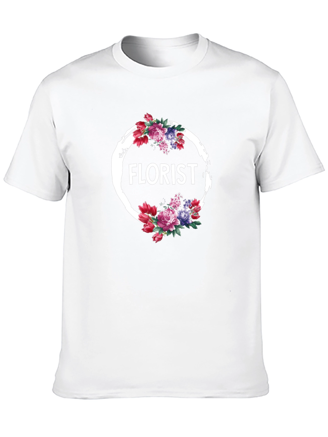 Florist Floral Wreath T-Shirt